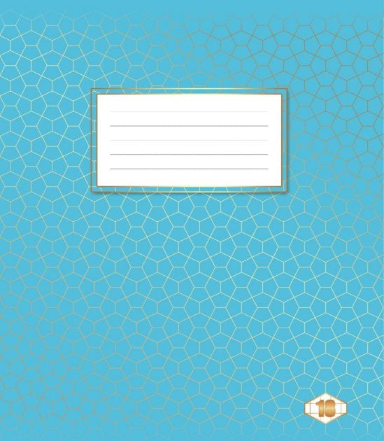 Tetrada Grid Notebook, 18 Sheets