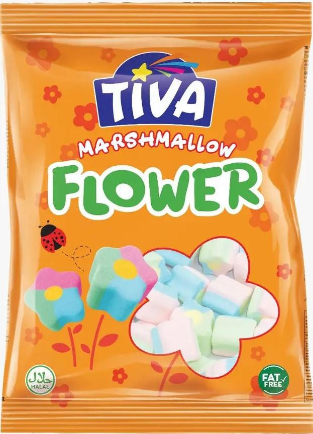 Tiva Flower Marshmallows, 140 g
