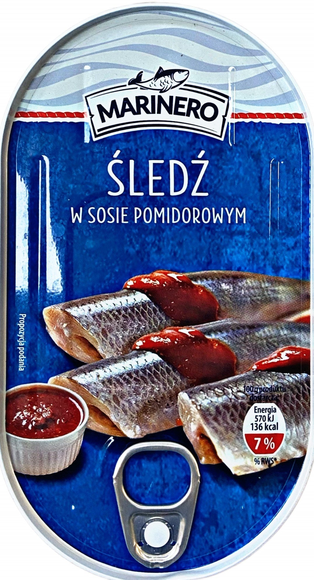 Marinero Herring in Tomato Sauce, 170 g