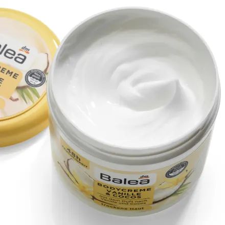 Balea Vanilla & Coconut Body Cream, 500 mL - Image 2