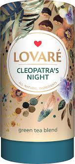 Lovare Cleopatra's Night Green Tea in Tube, 80 g