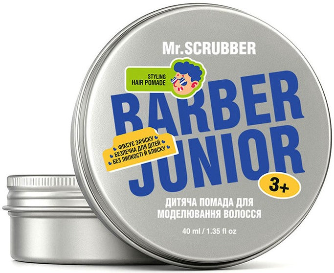 Mr.Scrubber Barber Junior Kids' Hair Styling Pomade, 40 mL