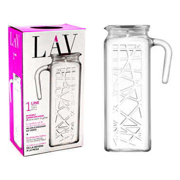 Pasabahce Lav Line LV-LIN120 Pitcher with Lid, 1.2 L - Image 2