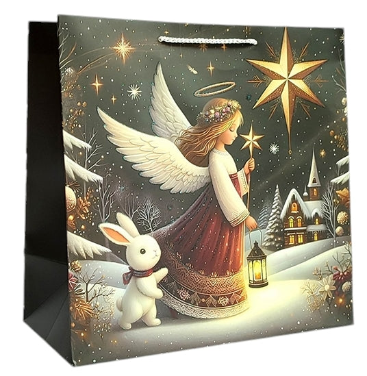 281758 Christmas Story Gift Bag, 30 x 30 x 15 cm