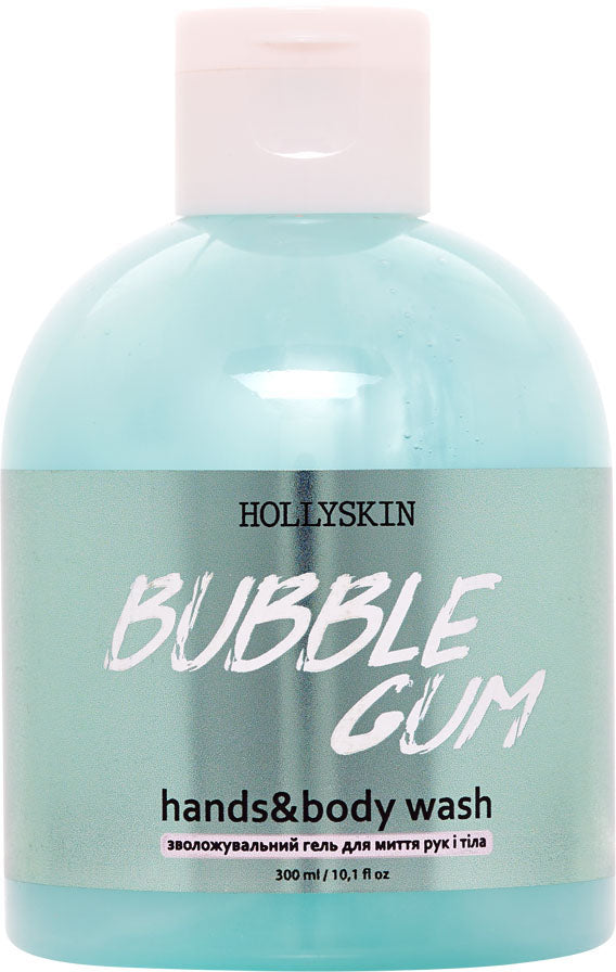 Hollyskin Bubble Gum Moisturizing Hand & Body Wash Gel, 300 mL