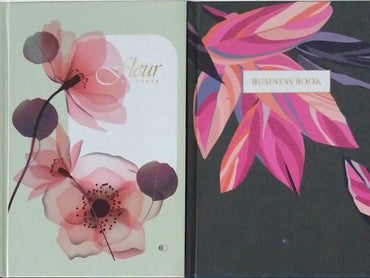 Flowers A5 Hardcover Laminated Grid Notebook, 96 Sheets - Image 2