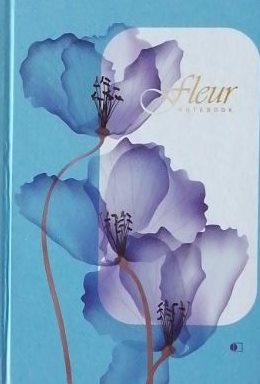 Flowers A5 Hardcover Laminated Grid Notebook, 96 Sheets - Image 4