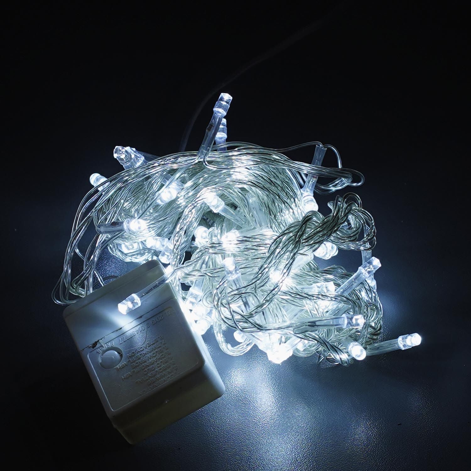 C54322 String Lights, White Light, 6 m, 60 Lights