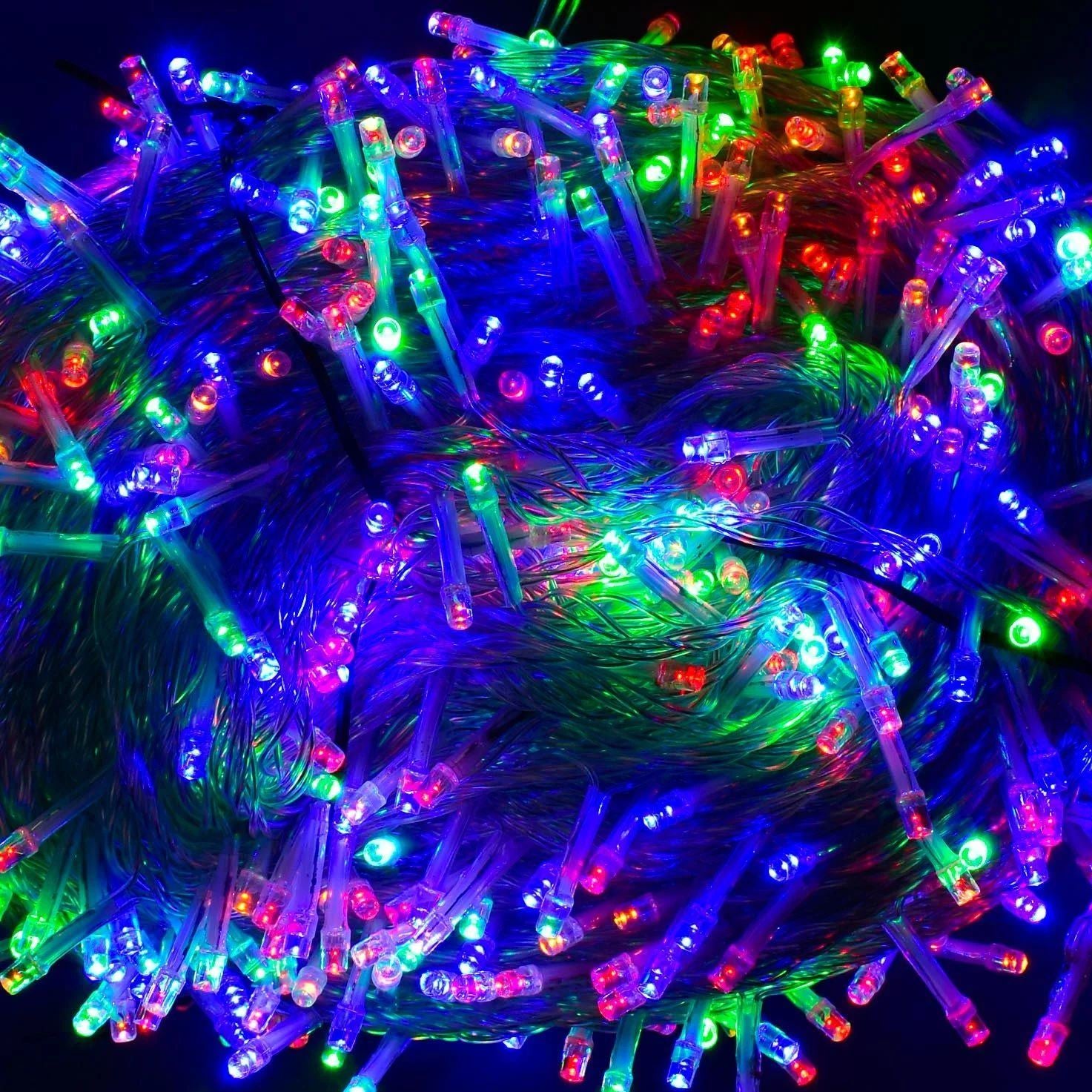 C 31318 Multicolor Outdoor String Lights, 100 m, 1,000 Lights