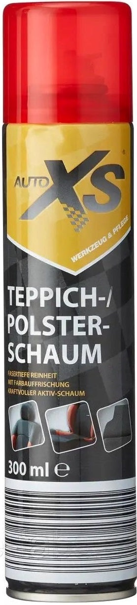 Auto XS Carpet & Upholstery Cleaning Foam, 300 mL