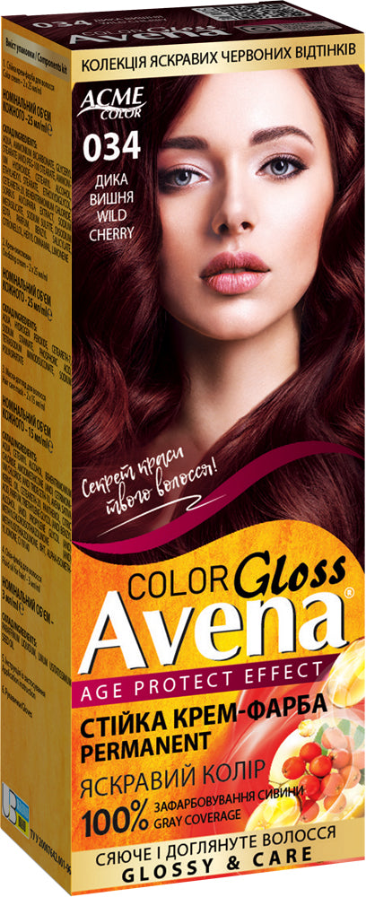 Acme Color Avena 034 Wild Cherry Hair Color