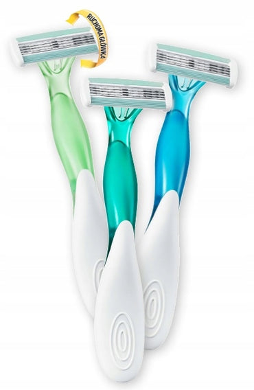 BIC Soleil Bella 4-Blade Razors, 3 pcs - Image 2