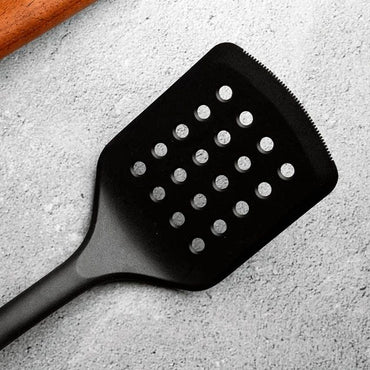 Gusto GT-5803 Walnut Nylon Slotted Spatula - Image 2