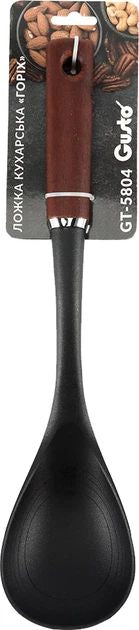 Gusto GT-5804 Walnut Nylon Cooking Spoon - Image 2