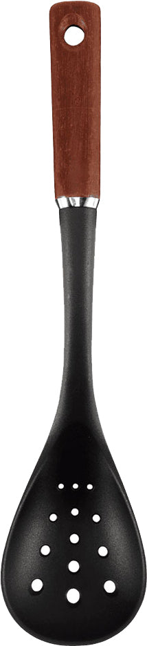 Gusto GT-5806 Walnut Nylon Slotted Cooking Spoon