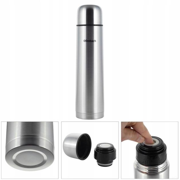 Ofenbach NB101306 Stainless Steel Thermos, 750 mL - Image 3