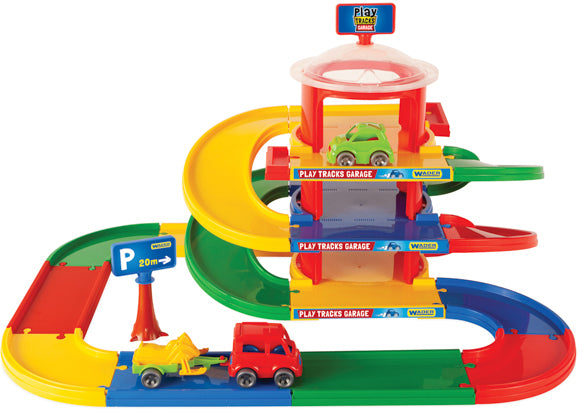 Wader 53030 Three-Story Garage Play Set