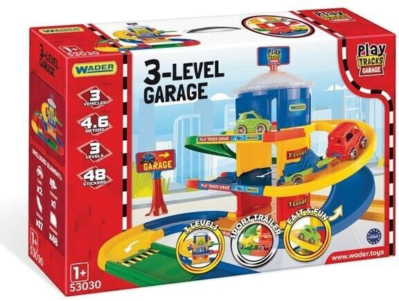 Wader 53030 Three-Story Garage Play Set - Image 2
