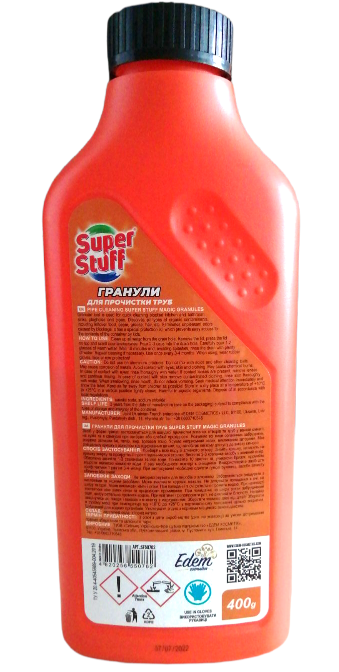 Super Stuff Granular Drain Cleaner, 400 g - Image 2
