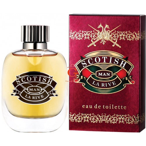 La Rive Scotish Men's Eau de Toilette, 90 mL