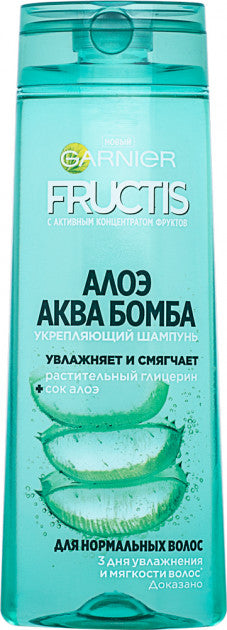 Garnier Fructis Aloe Aqua Bomb Shampoo, 400 mL