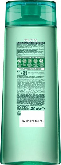 Garnier Fructis Aloe Aqua Bomb Shampoo, 400 mL - Image 2