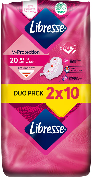 Libresse Ultra DUO Normal Soft Sanitary Pads, 20 pcs - Image 2