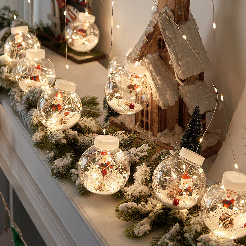 ZB-006 G USB Filled Ball LED Curtain Lights, Gold Light, 10 pcs - Image 2