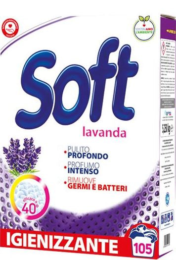Soft Lavender Laundry Detergent Powder, 105 Loads, 5.25 kg