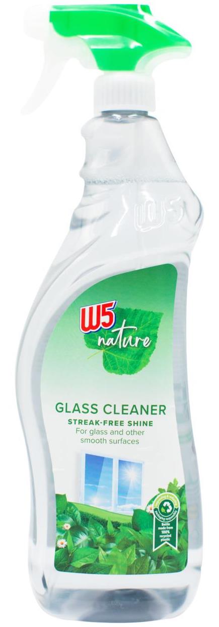 W5 Nature Glass & Mirror Cleaner Spray, 1 L