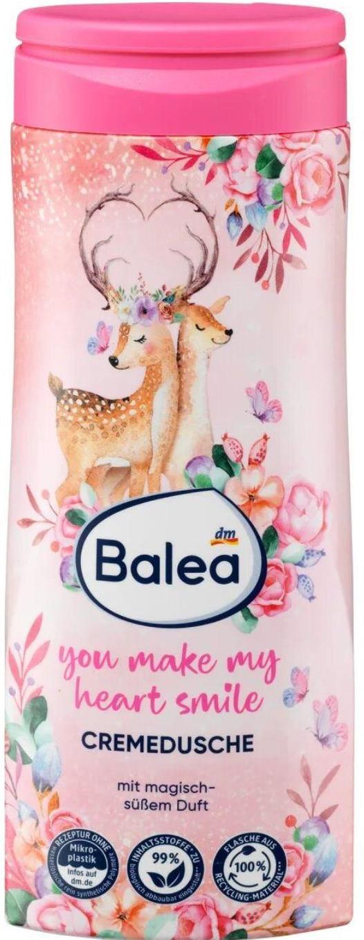 Balea You Make My Heart Smile Shower Gel, 300 mL