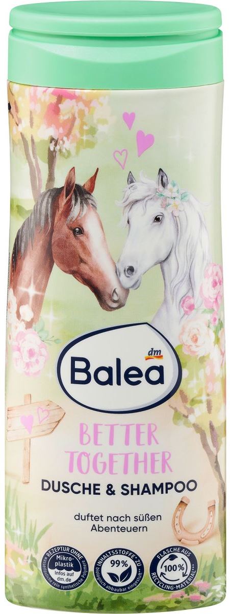 Balea Better Together Kids' Shampoo & Shower Gel, 300 mL