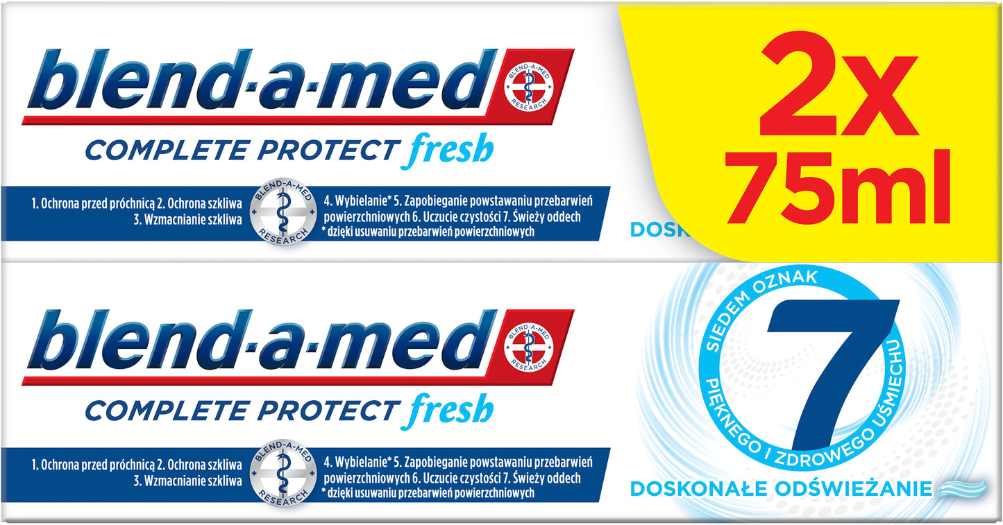 Blend-a-med Complete Protect Fresh Toothpaste, 2 x 100 mL