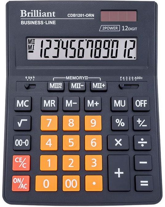 Brilliant CDB1201-ORN Calculator