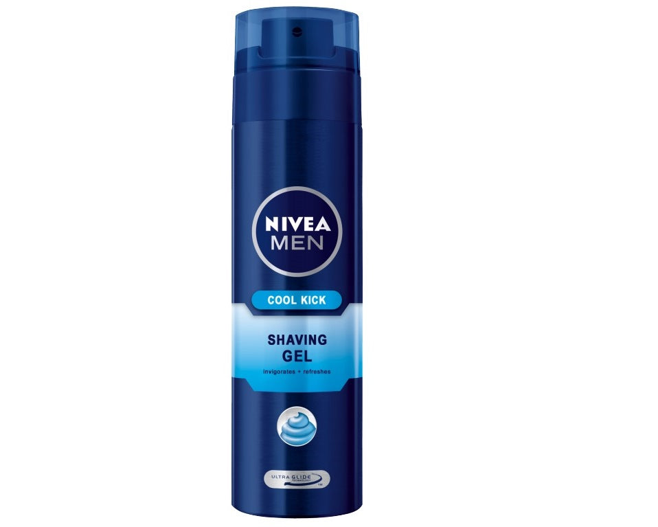 Nivea Men Cool Kick Shaving Gel, 200 mL