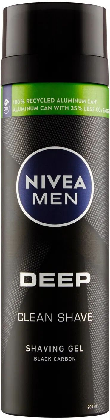 Nivea Men Deep Clean Shaving Gel, 200 mL