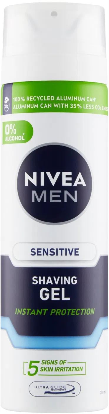 Nivea Men Sensitive Shaving Gel, 200 mL