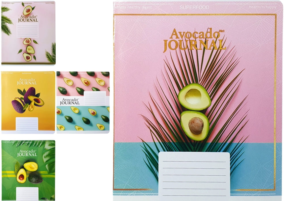 Tetrada 48-Sheet Grid Notebook with Color UV-Coated Cover, Assorted