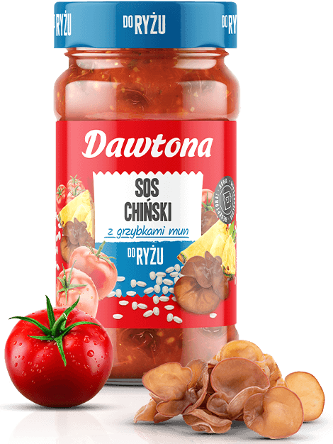 Dawtona Chinese-Style Sauce with Mun Mushrooms for Rice, 550 g