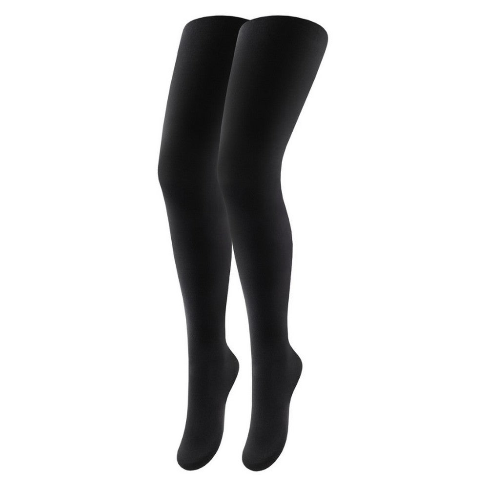 Duna 3911 Black Wool-Blend Winter Women's Tights, Size 2 - Image 3