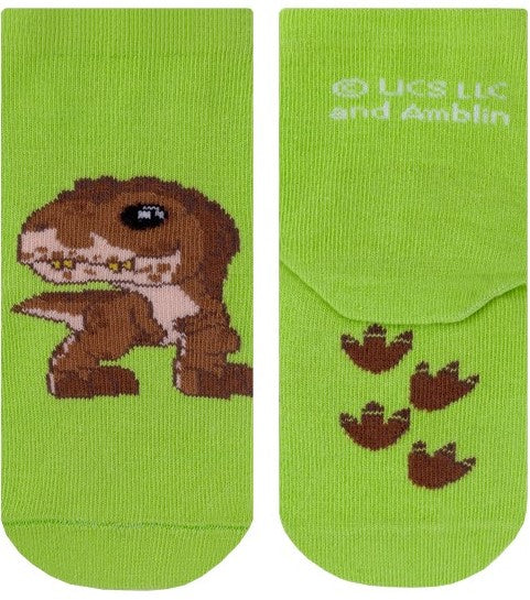 Duna 5414 Lime Patterned Spring/Fall Kids' Socks, Size 14-16