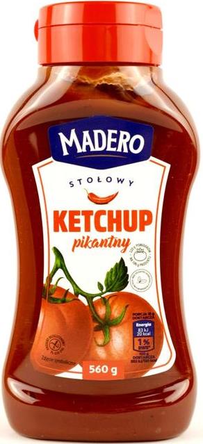 Madero Spicy Ketchup, 560 g