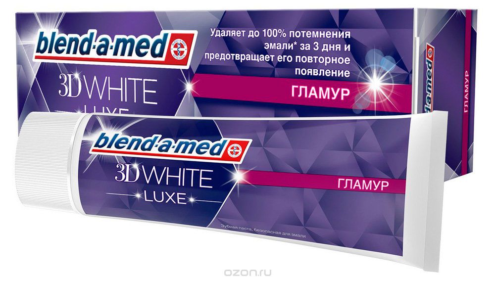 Blend-a-med 3D White Luxe Glamour Toothpaste, 75 mL