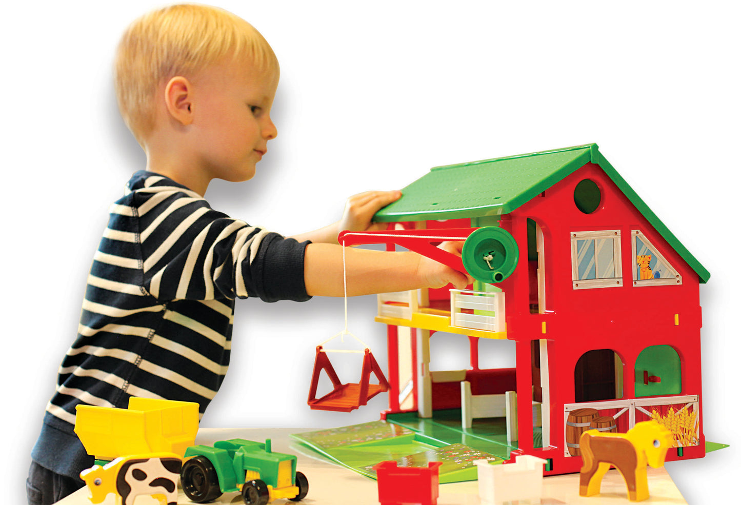 Wader Play House 25450 Farmhouse Play Set, 30 x 37 cm - Image 2
