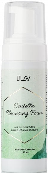 Lilav Centella Facial Cleansing Foam, 150 mL