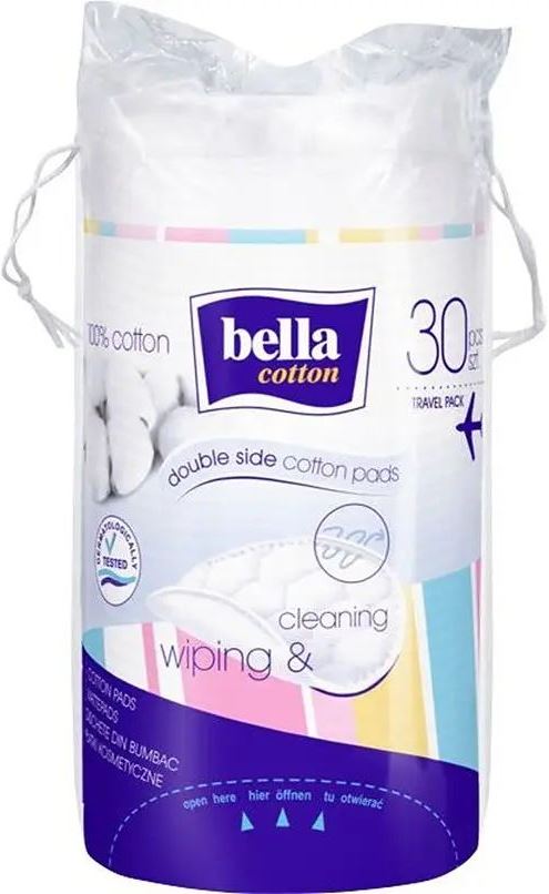 Bella Cotton Pads, 30 pcs
