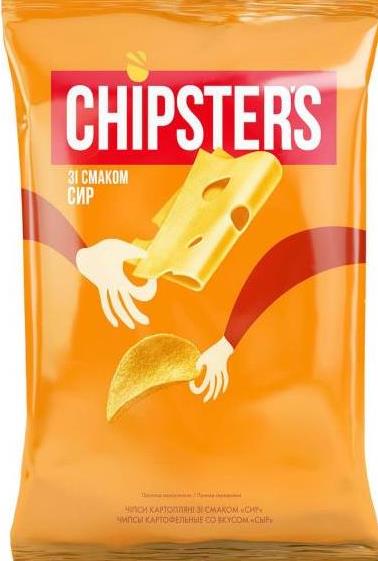Chipster's Cheese-Flavored Potato Chips, 120 g