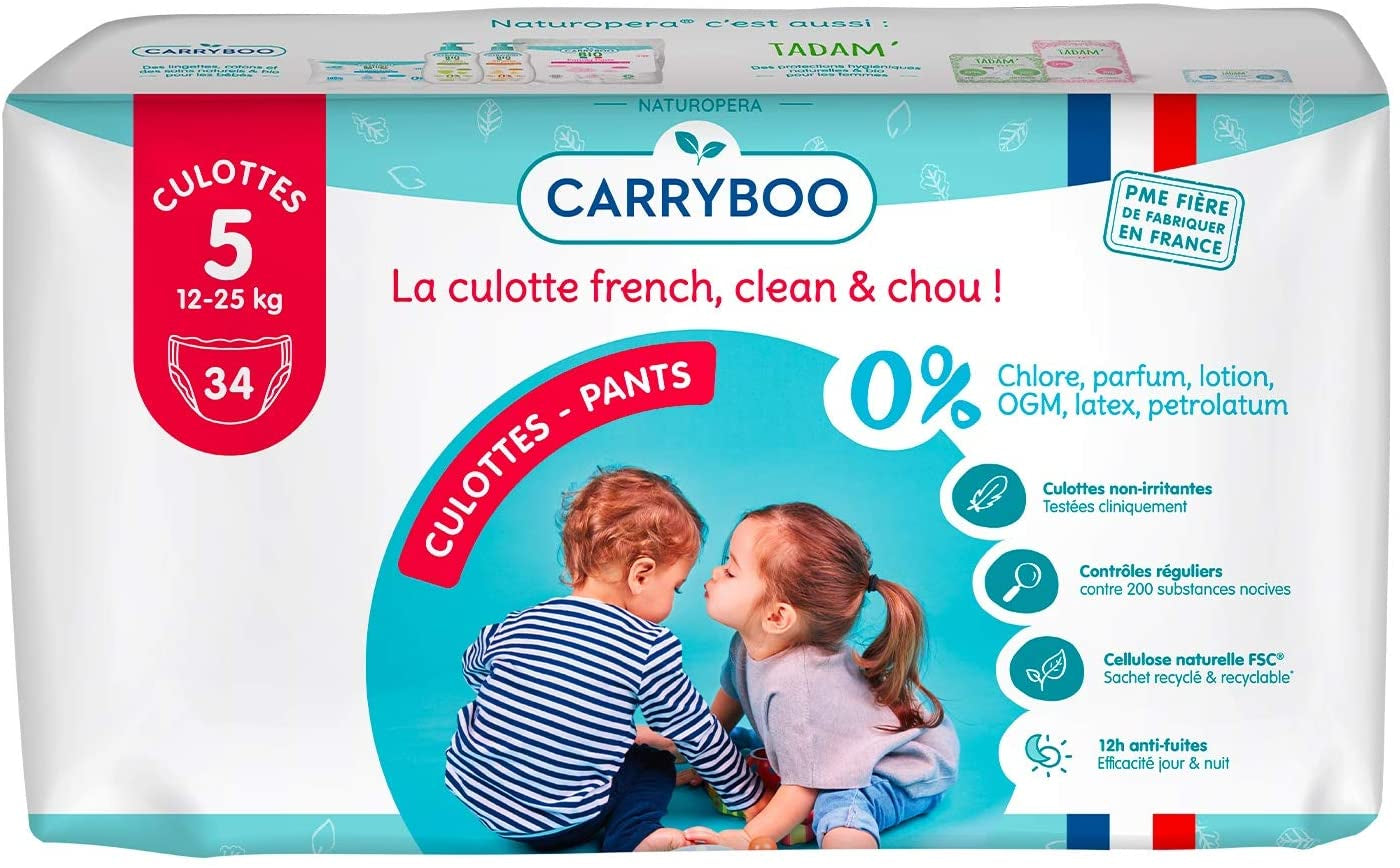 Carryboo Size 5 Eco Baby Pull-Up Diaper Pants, 34 pcs, 12-25 kg - Image 2