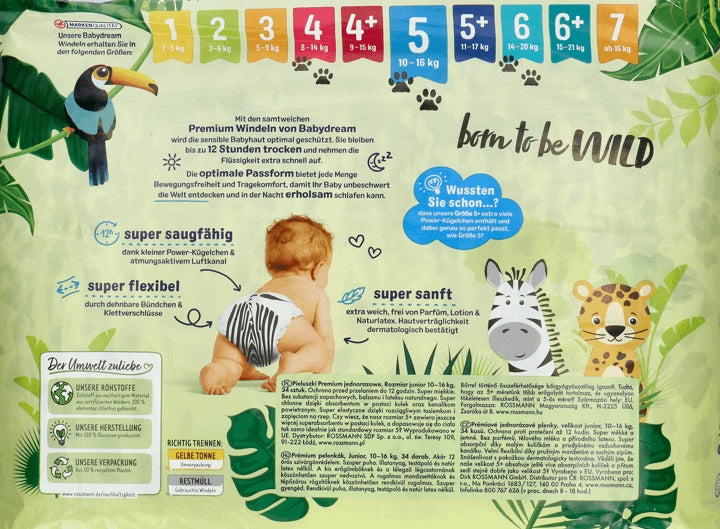 Babydream Size 5 Baby Diapers, 34 pcs, 10-16 kg - Image 2