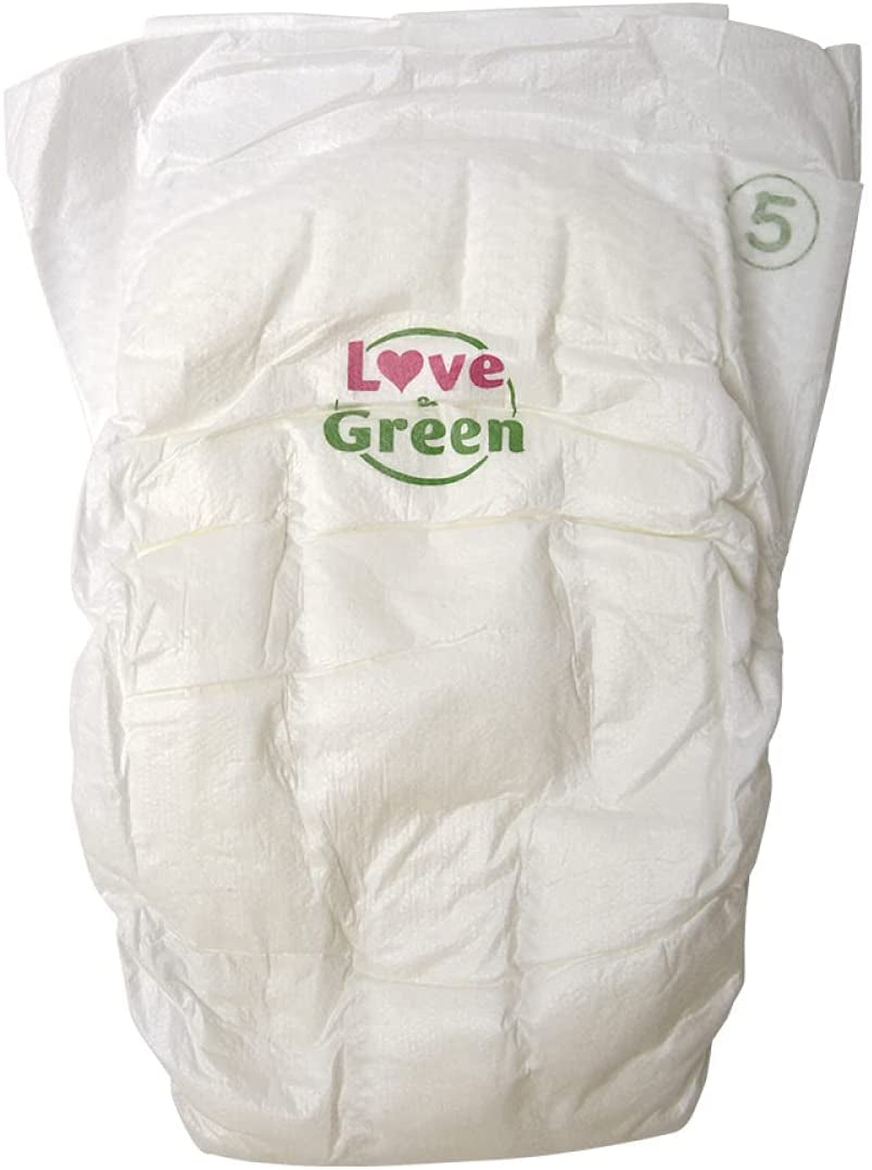Love & Green Naturelle Size 5 Eco Baby Diapers, 40 pcs, 11-25 kg - Image 4